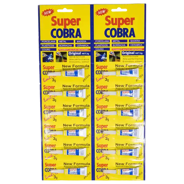 SUPER COBRA EXTRA PEGAMENTO 3G X 12