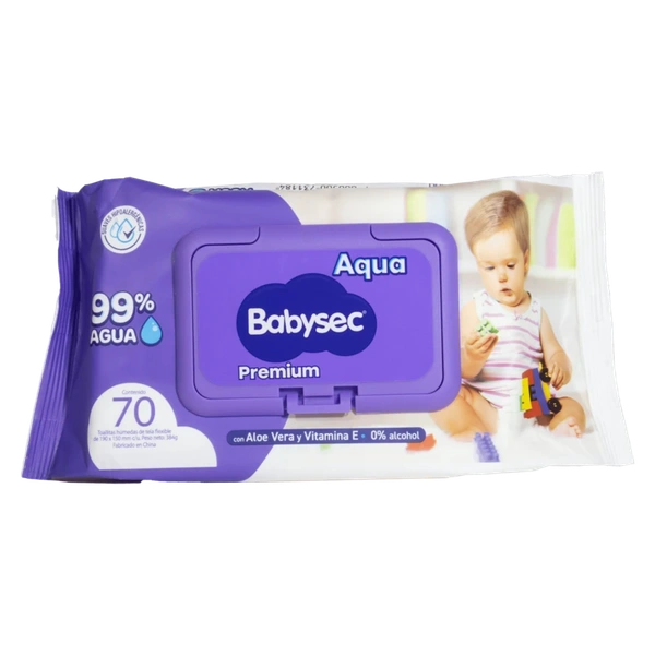 TOALLITAS HUMEDAS BABYSEC PREMIUM 70U