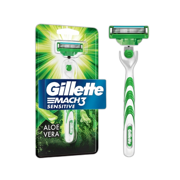 Gillette Mach 3 Sensitive Máquina + Repuesto