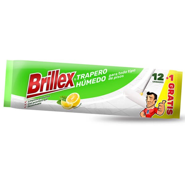 Brillex Trapero Húmedo de Limón 13 unidades