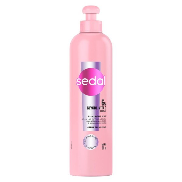 Sedal Crema de Peinar Luminous Glycol + Vita C 300 ML