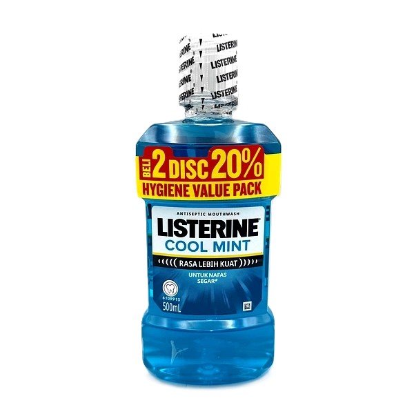 Listerine Enjuague bucal Pack X2 Cool Mint 500 ML