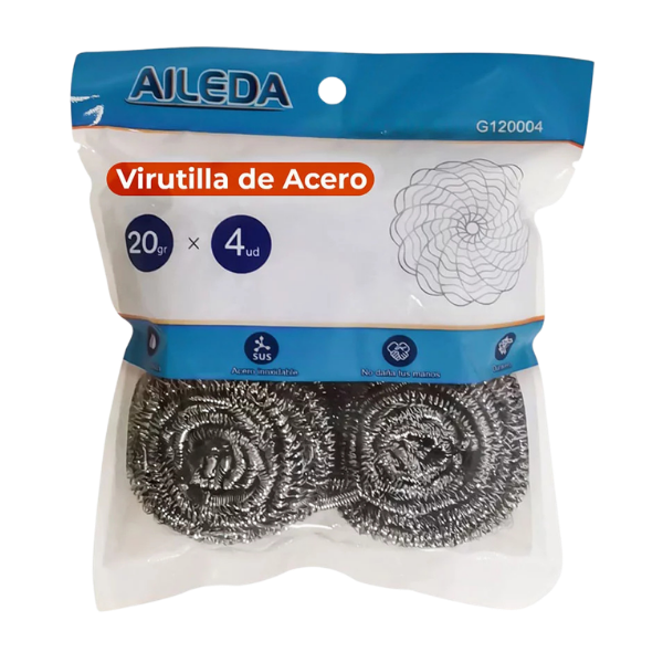 AILEDA BIRUTILLA DE ACERO 20 GR X 4 UNI