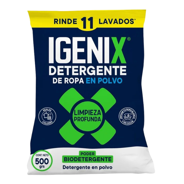 IGENIX DETERGENTE EN POLVO 500 GRV
