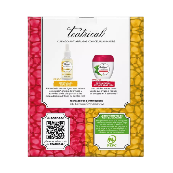 TEATRICAL PACK SERUM 30 ML + CREMA FACIAL 100 G