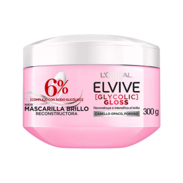 ELVIVE MASCARILLA BRILLO GLYCOLIC GLOSS 300G