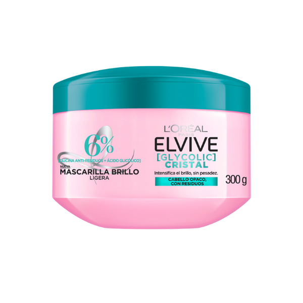 ELVIVE MASCARA GLYCOLIC CRISTAL 300 GR