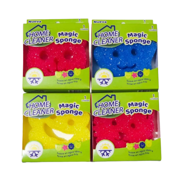 HOME CLEANER ESPONJA MAGICA FIGURAS 1 UNI