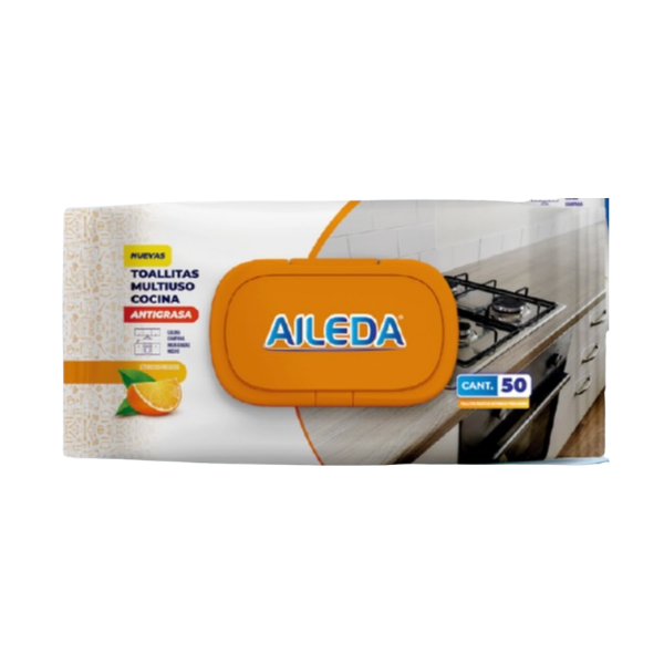 AILEDA TOALLITAS MULTIUSO COCINA ANTIGRASA CITRICOS FRESCOS