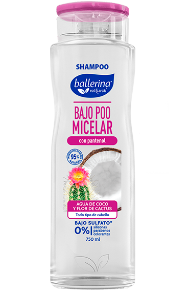 BALLERINA SH FRASCO BAJO POO MICELAR 750 ML