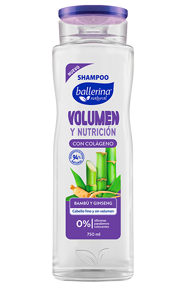 BALLERINA SH FRASCO VOLUMEN Y NUTRICION 750 ML